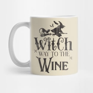 Witch way to the wine Mug